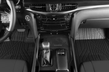 5 999 р. Коврик в салони премиум-класса Kvest (бежевый/серый) Lexus NX200T Z10 (2014-2017)  с доставкой в г. Воронеж. Увеличить фотографию 7