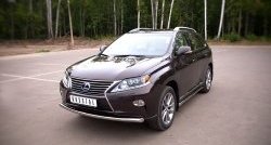 13 999 р. Одинарная защита переднего бампера диаметром 63 мм SLITKOFF  Lexus RX270  AL10 - RX450H  AL10  с доставкой в г. Воронеж. Увеличить фотографию 4