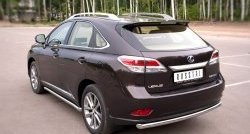 15 349 р. Одинарная защита заднего бампера из трубы диаметром 63 мм SLITKOFF Lexus RX270 AL10 дорестайлинг (2010-2012)  с доставкой в г. Воронеж. Увеличить фотографию 4