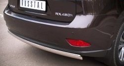 16 849 р. Защита заднего бампера (Ø75x42 мм, нержавейка) Russtal  Lexus RX270  AL10 - RX450H  AL10  с доставкой в г. Воронеж. Увеличить фотографию 3