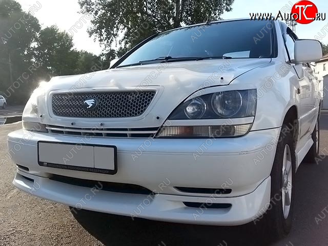 7 299 р. Накладка на передний бампер HARRIER RX Lexus RX300 XU10 дорестайлинг (1995-2001) (Неокрашенная)  с доставкой в г. Воронеж