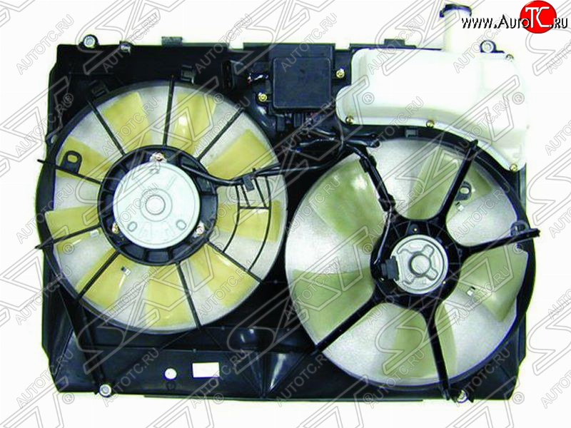 15 999 р. Диффузор радиатора в сборе SAT (1MZ / 3MZ) Lexus RX300 XU30 дорестайлинг (2003-2006)  с доставкой в г. Воронеж