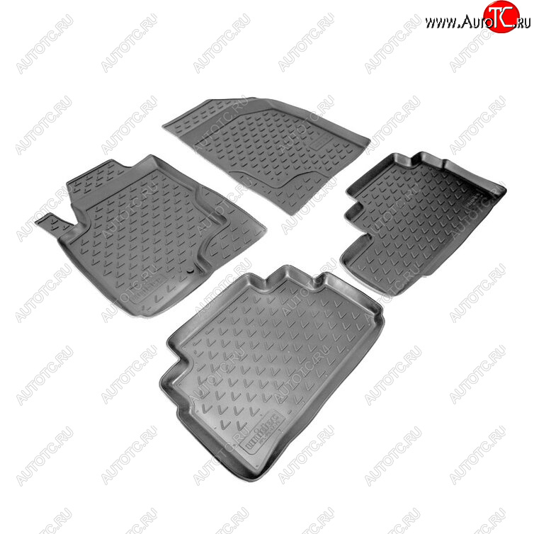 2 659 р. Комплект ковриков в салон Norplast Unidec  Lexus RX300  XU30 - RX350  XU30 (Цвет: черный)  с доставкой в г. Воронеж