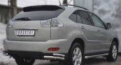 19 999 р. Защита порогов из круглой трубы диаметром 63 мм SLITKOFF Lexus RX300 XU30 дорестайлинг (2003-2006)  с доставкой в г. Воронеж. Увеличить фотографию 2