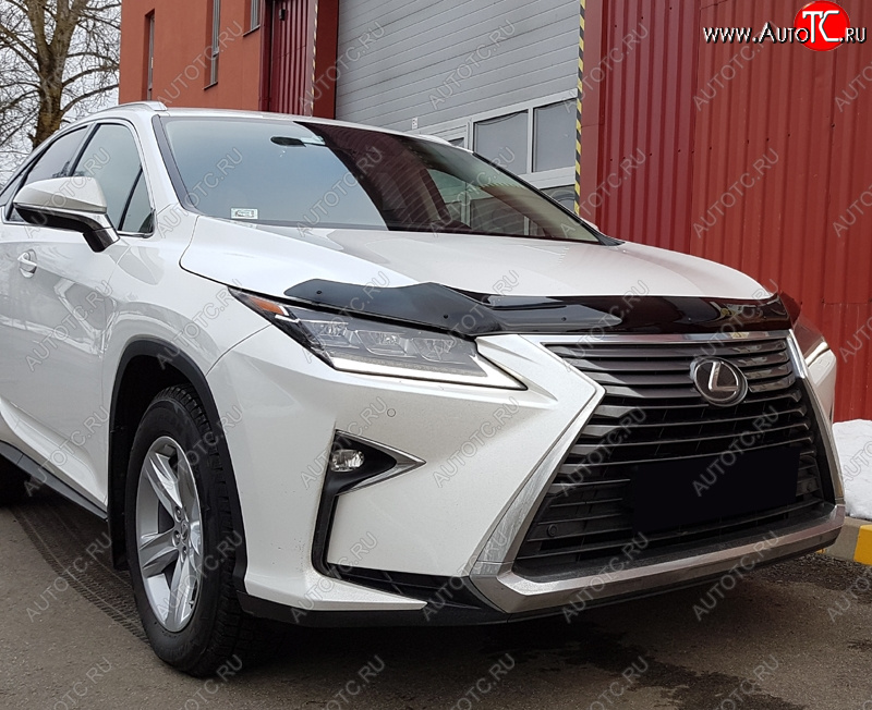 3 689 р. Дефлектор капота SIM  Lexus RX350  AL20 - RX350L  AL20  с доставкой в г. Воронеж