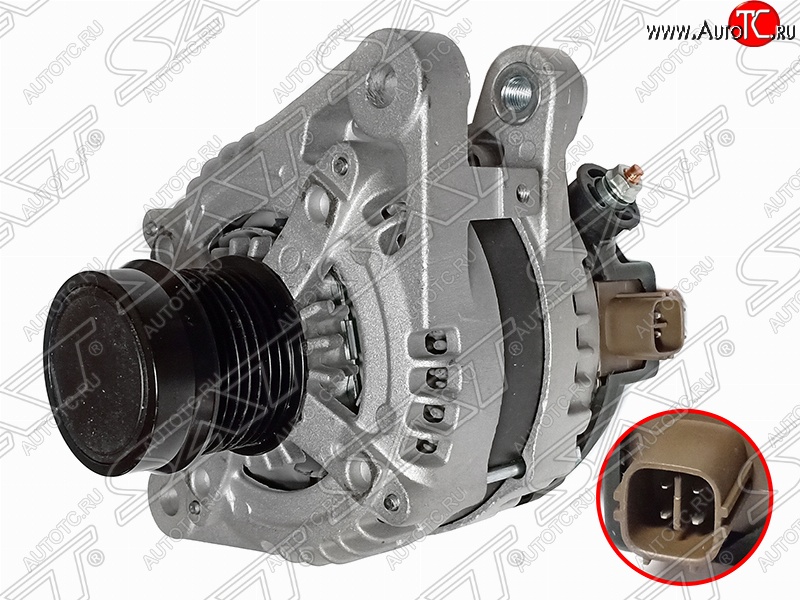8 649 р. Генератор (100A/ 12V) (2GR) SAT Toyota Camry XV40 дорестайлинг (2006-2008)  с доставкой в г. Воронеж