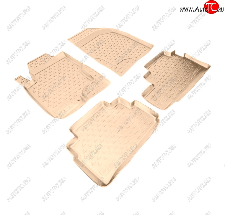 3 199 р. Коврики салона Norplast Unidec  Lexus RX300  XU30 - RX350  XU30 (Цвет: бежевый)  с доставкой в г. Воронеж