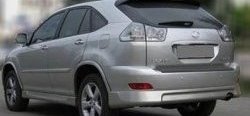 7 199 р. Накладка на задний бампер СТ v1 Lexus RX350 AL10 дорестайлинг (2008-2012) (Неокрашенная)  с доставкой в г. Воронеж. Увеличить фотографию 2