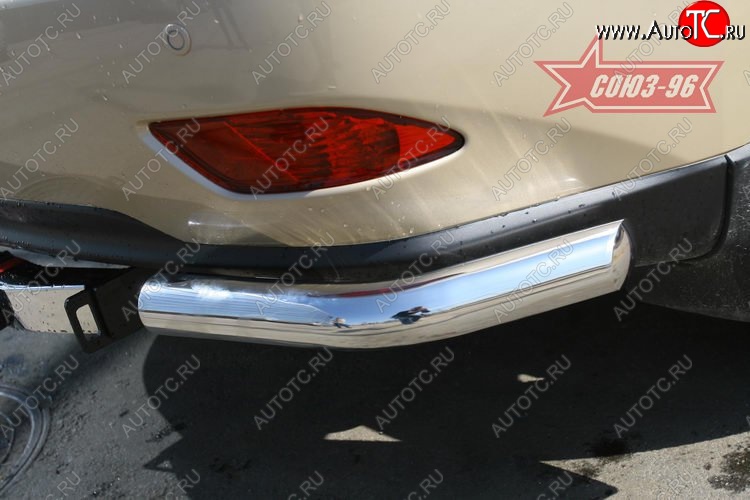 1 169 р. Защита заднего бампера Souz-96 (d60)  Lexus RX350  AL10 (2008-2012) дорестайлинг  с доставкой в г. Воронеж