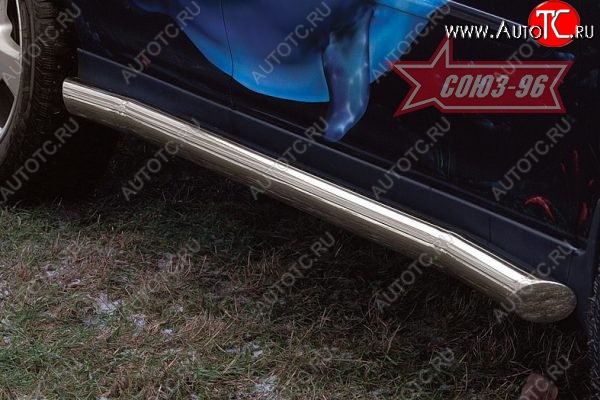 16 379 р. Защита порогов Souz-96 (d76) Lexus RX400H XU30 рестайлинг (2005-2009)  с доставкой в г. Воронеж