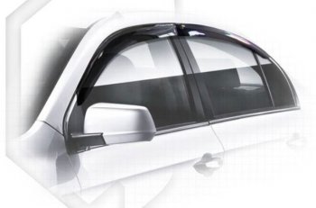 Дефлектора окон CA-Plastiс Lifan Cebrium (2013-2025) (Classic полупрозрачный, Без хром.молдинга)