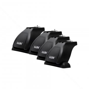 12 389 р. Багажник на крышу без рейлингов в сборе LUX1  Lifan Celiya (2013-2025) (поперечины аэро-классик 110 см (цвет серебро), с болтами секретками)  с доставкой в г. Воронеж. Увеличить фотографию 3