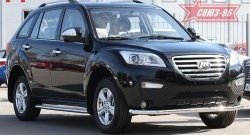 9 899 р. Защита переднего бампера одинарная Souz-96 (d60). Lifan X60 дорестайлинг (2011-2015)  с доставкой в г. Воронеж. Увеличить фотографию 3