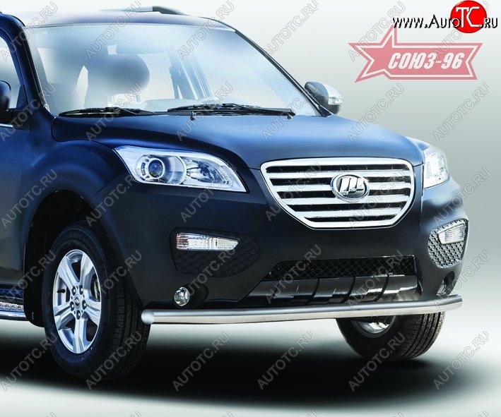 9 899 р. Защита переднего бампера одинарная Souz-96 (d60). Lifan X60 дорестайлинг (2011-2015)  с доставкой в г. Воронеж