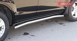 11 474 р. Защита порогов Souz-96 (d60) Lifan X60 дорестайлинг (2011-2015)  с доставкой в г. Воронеж. Увеличить фотографию 2