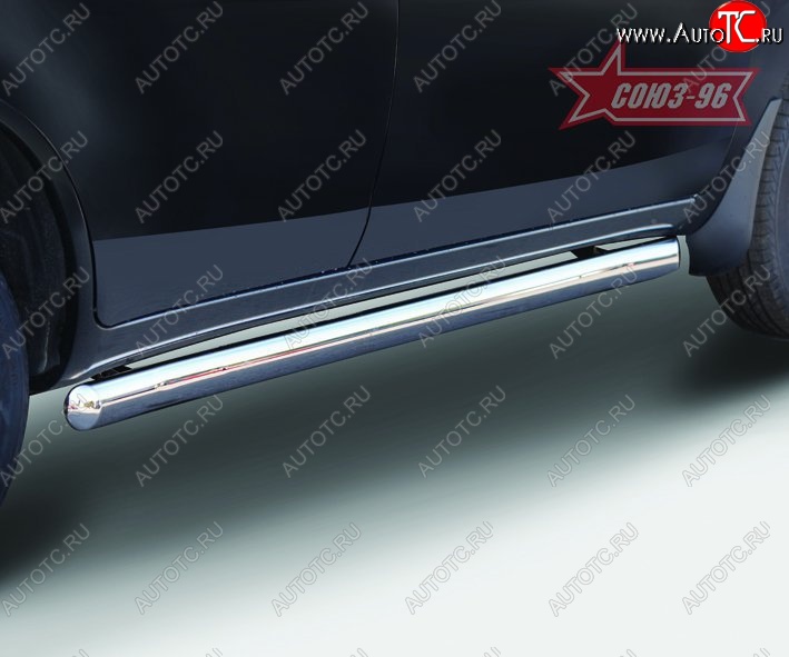 14 354 р. Защита порогов из овальной трубы Souz-96 (d75х42) Lifan X60 дорестайлинг (2011-2015)  с доставкой в г. Воронеж