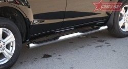 15 614 р. Защита порогов с проступью Souz-96 (d76) Lifan X60 дорестайлинг (2011-2015)  с доставкой в г. Воронеж. Увеличить фотографию 2