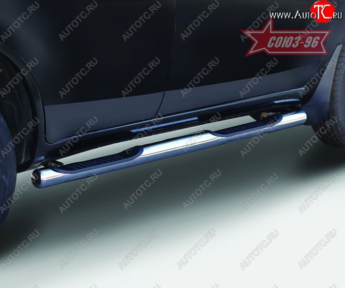 15 614 р. Защита порогов с проступью Souz-96 (d76) Lifan X60 дорестайлинг (2011-2015)  с доставкой в г. Воронеж