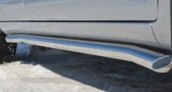 70 999 р. Защита порогов из круглой трубы диаметром 63 мм Russtal Lifan X60 дорестайлинг (2011-2015) (Защита порогов с со скосами на торцах (вариант 1))  с доставкой в г. Воронеж. Увеличить фотографию 4