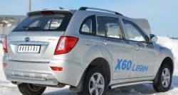 70 999 р. Защита порогов из круглой трубы диаметром 63 мм Russtal Lifan X60 дорестайлинг (2011-2015) (Защита порогов с со скосами на торцах (вариант 1))  с доставкой в г. Воронеж. Увеличить фотографию 5