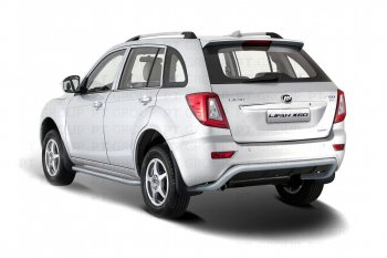 5 359 р. Защита заднего бампера PT GROUP Ø51мм ШАГРЕНЬ (ППК) LIFAN X60 2012-2016  Lifan X60 (2011-2016) дорестайлинг, 1-ый рестайлинг (Черная (шагрень))  с доставкой в г. Воронеж. Увеличить фотографию 2