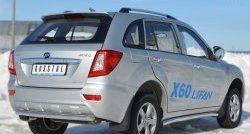 14 249 р. Одинарная защита заднего бампера из трубы диаметром 63 мм SLITKOFF  Lifan X60 (2011-2016) дорестайлинг, 1-ый рестайлинг  с доставкой в г. Воронеж. Увеличить фотографию 4