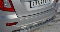 15 699 р. Одинарная защита заднего бампера из трубы диаметром 76 мм SLITKOFF Lifan X60 2-ой рестайлинг (2016-2025)  с доставкой в г. Воронеж. Увеличить фотографию 2