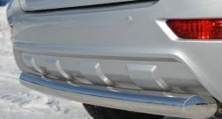 15 699 р. Одинарная защита заднего бампера из трубы диаметром 76 мм SLITKOFF Lifan X60 2-ой рестайлинг (2016-2025)  с доставкой в г. Воронеж. Увеличить фотографию 3