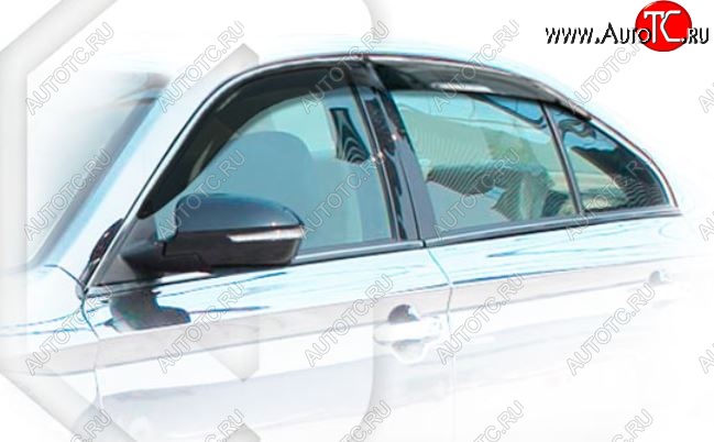 1 999 р. Дефлектора окон CA-Plastiс  Lifan Murman 820 (2017-2025) (Classic полупрозрачный, Без хром.молдинга)  с доставкой в г. Воронеж