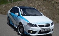 4 999 р. Передний бампер Sport Lifan Solano  дорестайлинг (2010-2015) (Неокрашенный)  с доставкой в г. Воронеж. Увеличить фотографию 11