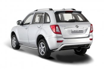 5 999 р. Защита заднего бампера Petroil Tuning (d51)  Lifan X60 (2011-2015) дорестайлинг (Нержавеющая полированная сталь)  с доставкой в г. Воронеж. Увеличить фотографию 2