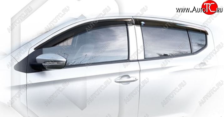 2 079 р. Дефлектора окон CA-Plastiс  Lifan X50 (2015-2025) (Classic полупрозрачный)  с доставкой в г. Воронеж
