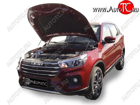 2 049 р. Упоры капота Russtal Lifan X70 (2018-2025)  с доставкой в г. Воронеж