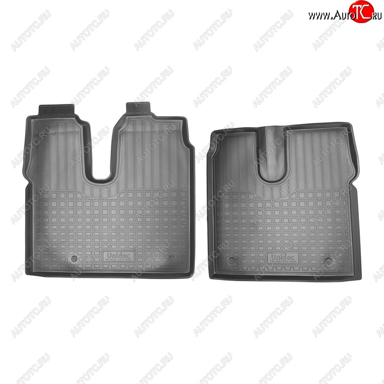 2 139 р. Коврики салонные Norplast Unidec  MAN TGX (2007-2025) (Цвет: черный)  с доставкой в г. Воронеж