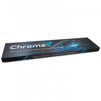 699 р. Дефлекторы окон с хромированым молдингом CHROMEX  Mazda 3/Axela  BP (2019-2025) хэтчбэк  с доставкой в г. Воронеж. Увеличить фотографию 3