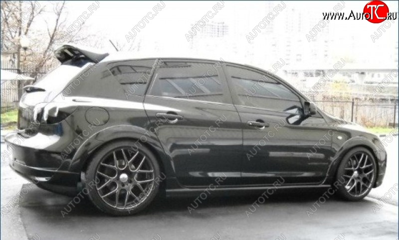 6 649 р. Накладки на колёсные арки ASC MAGNUM Mazda 3/Axela BK дорестайлинг, хэтчбэк (2003-2006) (Неокрашенные)  с доставкой в г. Воронеж