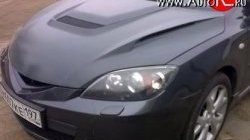 19 949 р. Пластиковый капот Exclusive  Mazda 3/Axela  BK (2003-2009) дорестайлинг, хэтчбэк, рестайлинг, хэтчбэк (Неокрашенный)  с доставкой в г. Воронеж. Увеличить фотографию 2