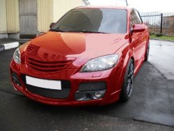 4 849 р. Решетка радиатора ASC MAGNUM Mazda 3/Axela BK дорестайлинг, хэтчбэк (2003-2006) (Неокрашенная)  с доставкой в г. Воронеж. Увеличить фотографию 2