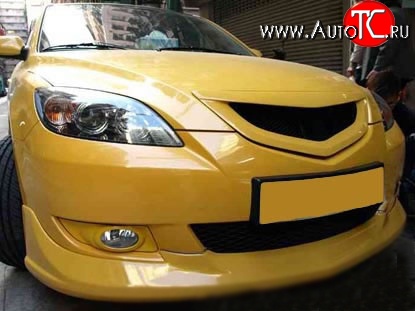 5 099 р. Решётка радиатора Hatchback Mazda 3/Axela BK дорестайлинг, хэтчбэк (2003-2006) (Неокрашенная)  с доставкой в г. Воронеж