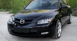 959 р. Реснички на фары RA  Mazda 3/Axela  BK (2003-2009) дорестайлинг, хэтчбэк, рестайлинг, хэтчбэк (Неокрашенные)  с доставкой в г. Воронеж. Увеличить фотографию 3