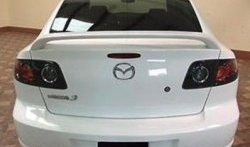 4 949 р. Спойлер CT Mazda 3/Axela BK дорестайлинг седан (2003-2006) (Неокрашенный)  с доставкой в г. Воронеж. Увеличить фотографию 2