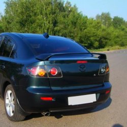 4 149 р. Спойлер RAVEN STYLE Mazda 3/Axela BK дорестайлинг седан (2003-2006) (Неокрашенный)  с доставкой в г. Воронеж. Увеличить фотографию 2