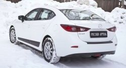 3 949 р. Молдинги RA Mazda 3/Axela BM дорестайлинг седан (2013-2016) (Поверхность глянец под окраску, Неокрашенные)  с доставкой в г. Воронеж. Увеличить фотографию 2