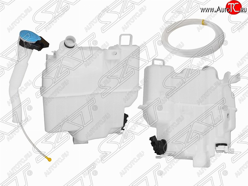 4 499 р. Бачок омывателей SAT (с горловиной, 1 мотором и датчик уровня, большой, пр-во Тайвань)  Mazda 3/Axela  BM - 6  GJ  с доставкой в г. Воронеж