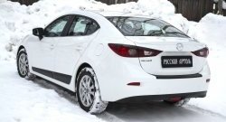 889 р. Реснички на фонари RA  Mazda 3/Axela  BM (2013-2016) дорестайлинг седан (Неокрашенные)  с доставкой в г. Воронеж. Увеличить фотографию 7