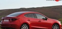 1 699 р. Лип спойлер M-VRS Mazda 3/Axela BM дорестайлинг седан (2013-2016) (Неокрашенный)  с доставкой в г. Воронеж. Увеличить фотографию 4