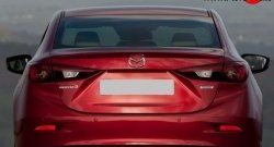 1 699 р. Лип спойлер M-VRS Mazda 3/Axela BM дорестайлинг седан (2013-2016) (Неокрашенный)  с доставкой в г. Воронеж. Увеличить фотографию 2