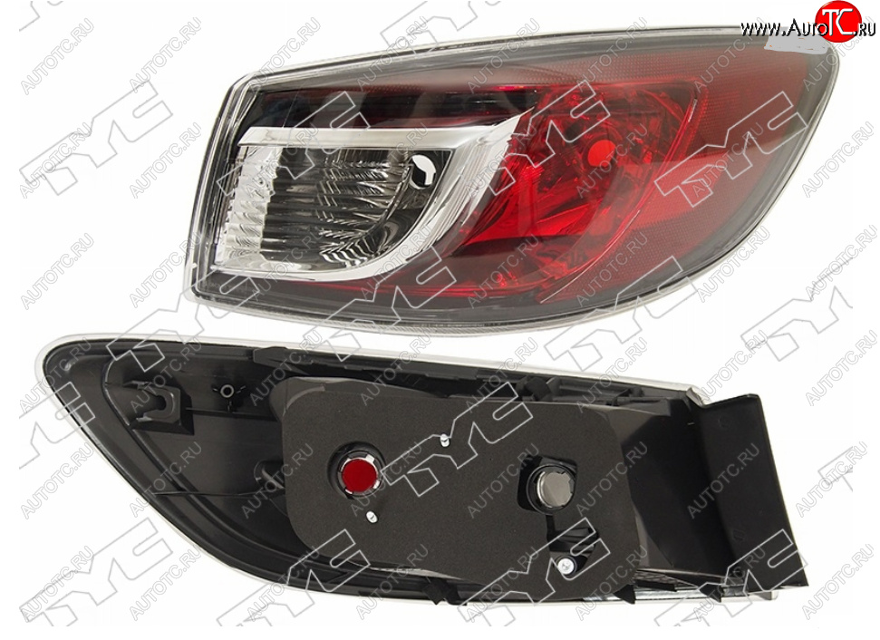 4 749 р. Правый фонарь задний TYC Mazda 3/Axela BL дорестайлинг седан (2009-2011)  с доставкой в г. Воронеж