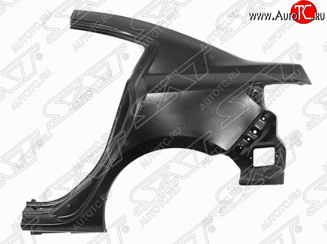 9 299 р. Левое заднее крыло SAT  Mazda 3/Axela  BL (2009-2013) дорестайлинг седан, рестайлинг седан  с доставкой в г. Воронеж