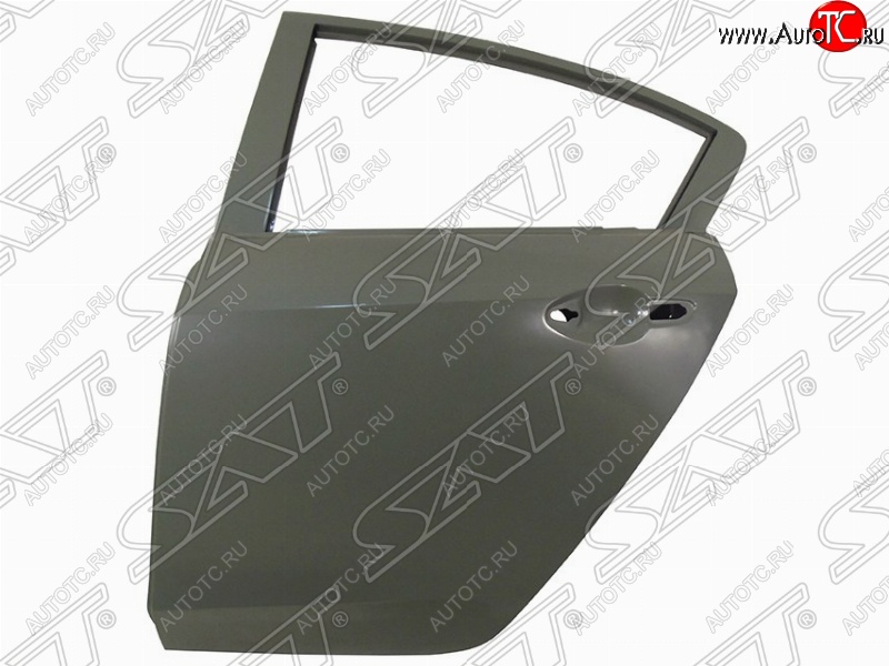 5 999 р. Левая дверь задняя SAT  Mazda 3/Axela  BL (2009-2013) дорестайлинг седан, рестайлинг седан (Неокрашенная)  с доставкой в г. Воронеж